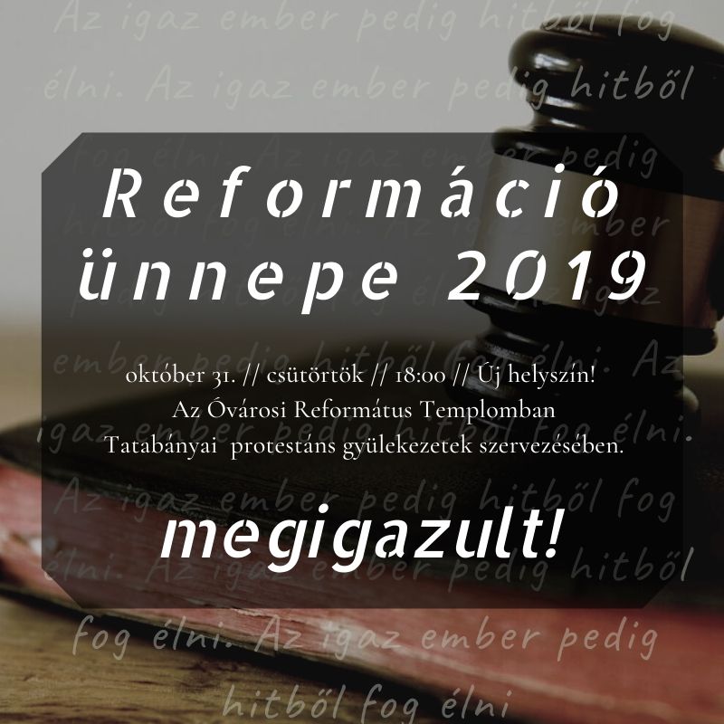 2019 reformáció ökum